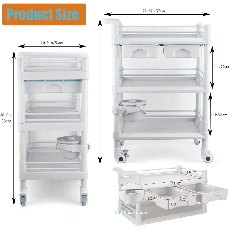 Utility Medical 3-Tier Estheti - Medical Lab Officer 评论和价格