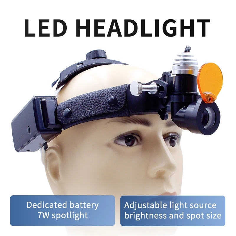 7W Dental Surgical LED Headlig - Led Medical Headlight 评论和价格