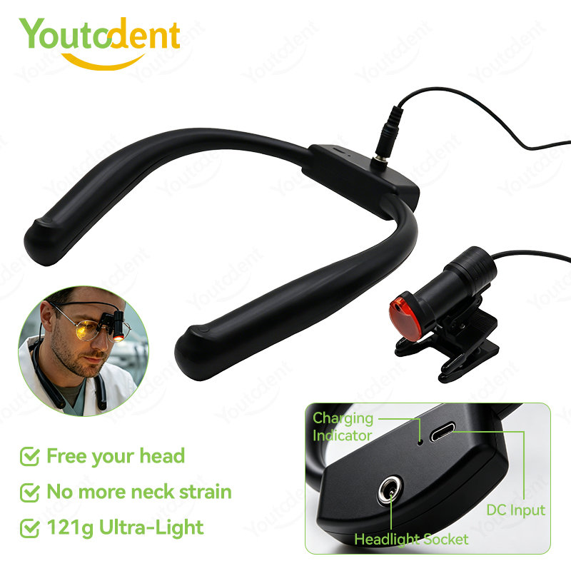 Neck Worn Dental LED Headlight - Led Medical Headlight 评论和价格