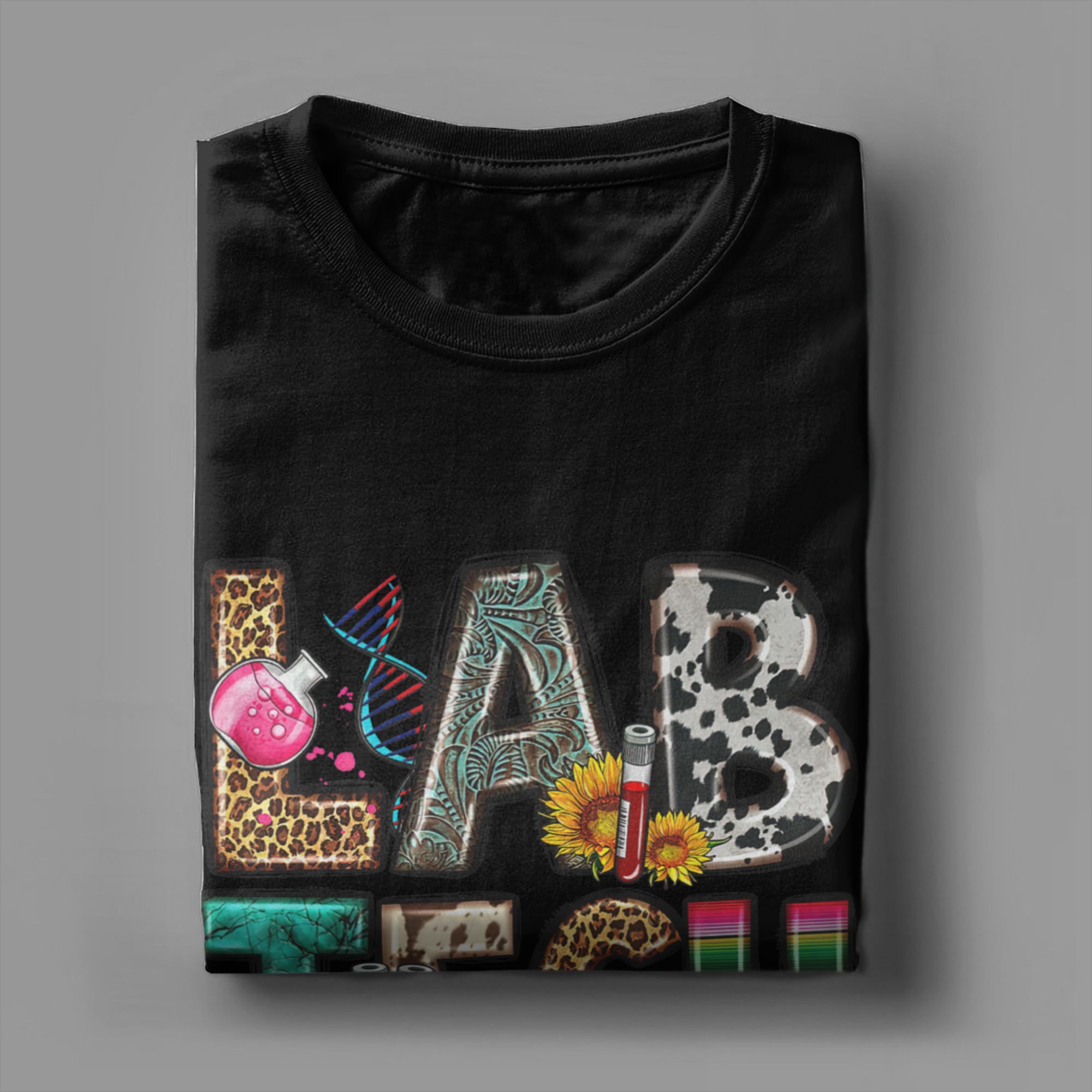Retro Tech Leopard Floral Medi - Medical Lab Graphics 评论和价格