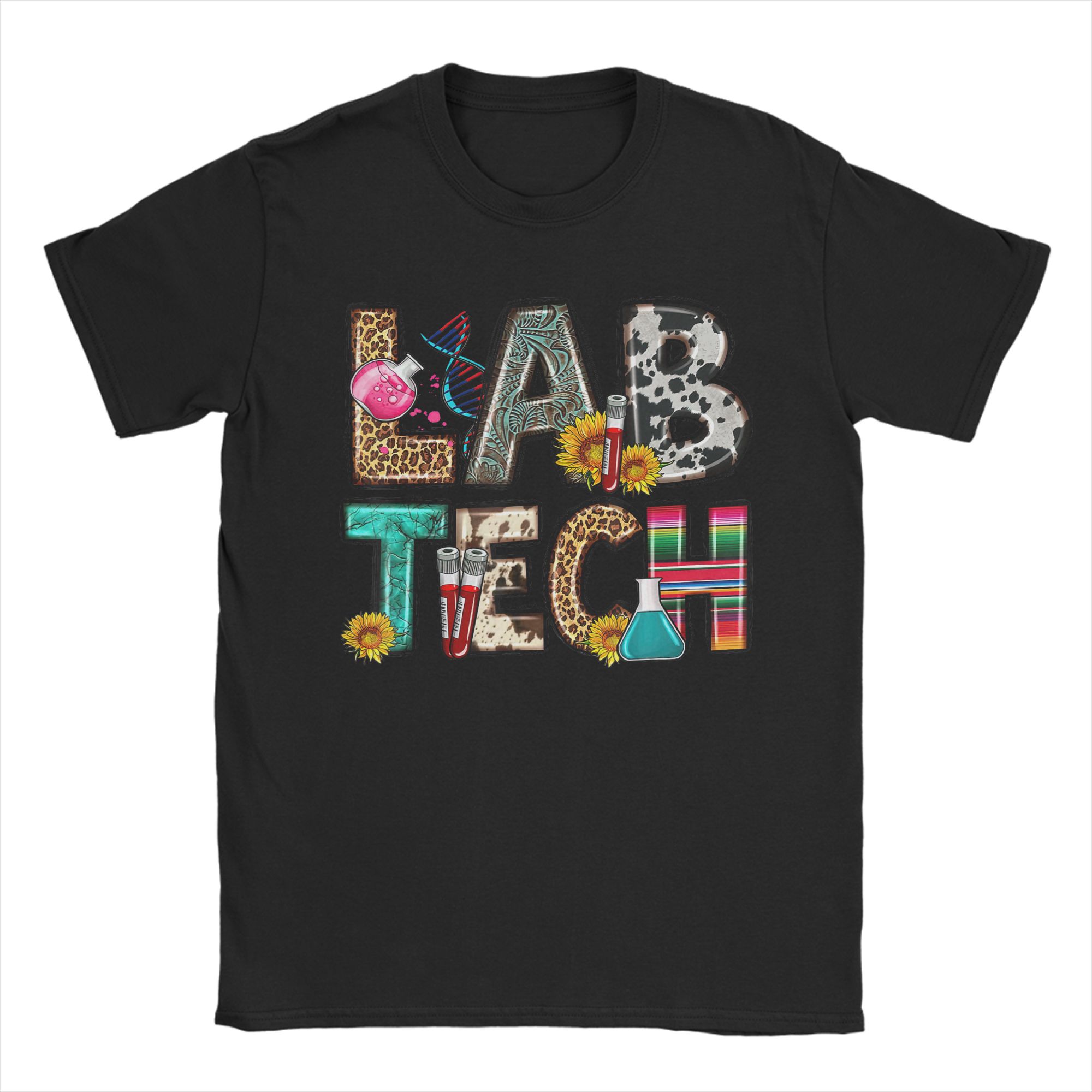 Retro Tech Leopard Floral Medi - Medical Lab Graphics 评论和价格